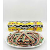 Funzi Turbo Strips Gökkuşağı Ekşi Şerit Şeker 72 Adet – Meyveli Ekşi Şeker | Vegan & Helal | Çoklu Paket - 1 Adet