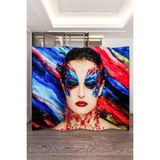 Fupe Shop Ara Bölme, Paravan, Bölge Kapama, Oda Bölücü Paravan, Dekor, Epilasyon Kuaför Oda Bölme, Ofis Bölme - 220X180 - Çok Renkli