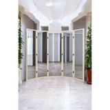 Fupe Shop Doğal Ahşap Ayna Paravan Seperatör Oda Bölme FP-224138 - 180X180 - Meşe