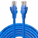 Furalis Cat6 Ethernet Kablosu (15 METRE) - 1000 Mbps’e Kadar Veri aktarımı - Fabrikasyon RJ45 Konnektörlü - Mavi