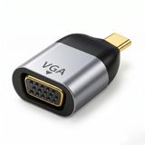 Furalis Type-C to VGA Çevirici Mini Adaptör - USB-C'den VGA Görüntü Dönüştürücü - Alüminyum Gövde - Laptop Uyumlu - Tak Çalıştır
