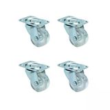 Furç Tablalı Bilyalı Teker - 38Mm - Şeffaf Hks240 - 4 Adet