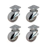 Furç Tablalı Bilyalı Teker (Frenli) - 20x50 - Gri HKS177 - 4 Adet TG-1395 346687