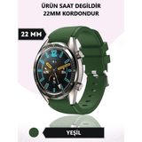 Furenfa Case 4u C4U C1 Akıllı Saat Uyumlu Yüksek Kalite Kordon Kayış - Asker Yeşili