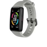 Furenfa Huawei Band 6 ve Honor Band 6 Uyumlu Soft Silikon Kordon Kayış - Gri