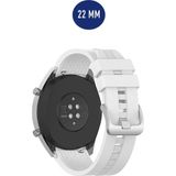 Furenfa Huawei Gt / Gt2 / Gt2 Pro / Gt3 / Gt 3 Pro -Honor Magic Watch 2 46MM -Samsung Gear Watch 46MM Silikon Kordon - Beyaz