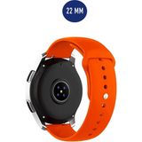 Furenfa Huawei Gt / Gt2 / Gt2 Pro / Gt3 / Gt 3 Pro - Honor Magic Watch 2 46MM -Samsung Gear Watch 46MM Silikon Kordon - Turuncu