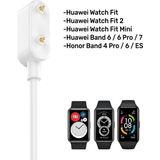 Furenfa Huawei Watch Fit/ Fit 2/ Fit Mini - Huawei Band 6/6 Pro -Honor Band 6/ 4 Pro Şarj Kablosu - Beyaz