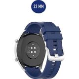 Furenfa Huawei Watch Gt 2 Pro / Gt 3 Pro (46mm) - Samsung Galaxy Watch 46MM / 3 45MM Kordon Kayış - Lacivert
