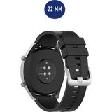 Furenfa Huawei Watch Gt 2 Pro / Gt 3 Pro (46mm) - Samsung Galaxy Watch 46MM / 3 45MM Kordon Kayış - Siyah