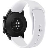 Furenfa Huawei Watch Gt3 Pro (46mm) | Gt 2 Pro Uyumlu (22mm) Silikon Kordon - Beyaz