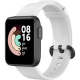 Furenfa Xiaomi Mi Watch Lite Kordon Akıllı Saat Bileklik Kordonu Silikon Kayış Kordon - Beyaz