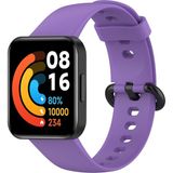 Furenfa Xiaomi Mi Watch Lite Kordon Akıllı Saat Bileklik Kordonu Silikon Kayış Kordon - Lila