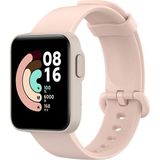 Furenfa Xiaomi Mi Watch Lite Kordon Akıllı Saat Bileklik Kordonu Silikon Kayış Kordon - Pudra