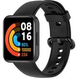 Furenfa Xiaomi Mi Watch Lite Kordon Akıllı Saat Bileklik Kordonu Silikon Kayış Kordon - Siyah