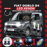 Furens Fiat Doblo D4 2015-2023 Kısa Far Uyumlu Şimşek Etkili LED Xenon Pro Series H7 - Beyaz