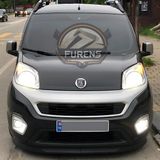 Furens Fiat Fiorino 2008-2023 Uyumlu H Lip Esnek Ön Lip 2 Parça Karlık Ön Ek Tampon Altı Dil