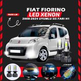 Furens Fiat Fiorino 2008-2024 Sis Farı Uyumlu Şimşek Etkili LED Xenon Pro Series H1