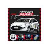 Furens Fiat Punto 2006-2017 Uzun - Kısa Far Uyumlu Şimşek Etkili Led Xenon Pro Series H4