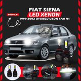 Furens Fiat Siena 1999-2002 Uzun Far Uyumlu Şimşek Etkili Led Xenon Light Series H1 - Beyaz