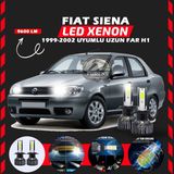 Furens Fiat Siena 1999-2002 Uzun Far Uyumlu Şimşek Etkili LED Xenon Pro Series H1 - Beyaz