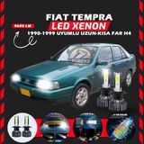 Furens Fiat Tempra Uzun - Kısa Far Uyumlu Şimşek Etkili Led Xenon Pro Series H4 - 1 - Beyaz