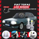 Furens Fiat Tofaş Uzun - Kısa Far Uyumlu Şimşek Etkili Led Xenon Performance Series H4 - 1 - Beyaz