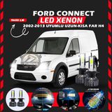 Furens Ford Connect 2002-2013 Uzun - Kısa Far Uyumlu Şimşek Etkili Led Xenon Pro Series H4 - Beyaz