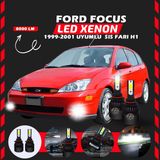 Furens Ford Focus 1 1999-2001 Sis Farı Uyumlu Şimşek Etkili Led Xenon Light Series H1 - Beyaz