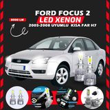 Furens Ford Focus 2 2005-2008 Kısa Far Uyumlu Şimşek Etkili Led Xenon Performance Series H7 - Beyaz