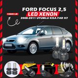 Furens Ford Focus 2.5 2008-2011 Kısa Far Uyumlu Şimşek Etkili Led Xenon Premium Series H7 - Beyaz