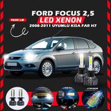 Furens Ford Focus 2.5 2008-2011 Kısa Far Uyumlu Şimşek Etkili LED Xenon Pro Series H7 - Beyaz