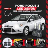 Furens Ford Focus 3 2012-2014 Kısa Far Uyumlu Şimşek Etkili Led Xenon Premium Series H7 - Beyaz