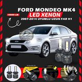 Furens Ford Mondeo Mk4 2007-2014 Uzun Far Uyumlu Şimşek Etkili Led Xenon Premium Series H1 - Beyaz