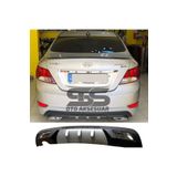 Furens Hyundai Accent Blue Difüzör Arka Tampon Eki 2 Egzoz Çıkışlı Gri