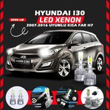 Furens Hyundai I30 2007-2016 Kısa Far Uyumlu Şimşek Etkili LED Xenon Performance Series H7 - Beyaz
