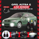 Furens Opel Astra G 1998-2009 Sis Farı Uyumlu Şimşek Etkili LED Xenon Light Series H3 - Beyaz