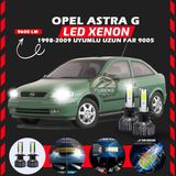 Furens Opel Astra G 1998-2009 Uzun Far Uyumlu Şimşek Etkili LED Xenon Pro Series H9005 - Beyaz