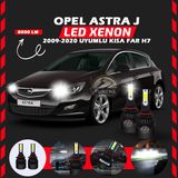 Furens Opel Astra J 2009-2020 Kısa Far Uyumlu Şimşek Etkili LED Xenon Light Series H7 - 1 - Beyaz