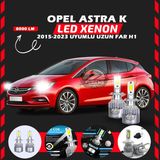 Furens Opel Astra K 2015-2023 Uzun Far Uyumlu Şimşek Etkili LED Xenon Performance Series H1 - Beyaz