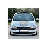 Furens Opel Corsa C 2000-2006 Uyumlu H lip Esnek Ön Lip 2 Parça Karlık Ön Ek Tampon Altı Dil