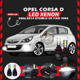 Furens Opel Corsa D 2006-2014 Sis Farı Uyumlu Şimşek Etkili LED Xenon Light Series H9005 - Beyaz