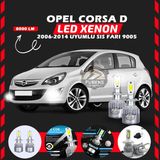 Furens Opel Corsa D 2006-2014 Sis Farı Uyumlu Şimşek Etkili LED Xenon Performance Series H9005 - Beyaz