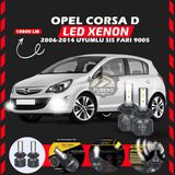 Furens Opel Corsa D 2006-2014 Sis Farı Uyumlu Şimşek Etkili LED Xenon Premium Series H9005 - Beyaz