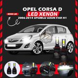 Furens Opel Corsa D 2006-2014 Uzun Far Uyumlu Şimşek Etkili LED Xenon Light Series H1 - Beyaz