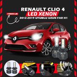 Furens Renault Clio 4 2012-2019 Uzun Far Uyumlu Şimşek Etkili LED Xenon Premium Series H1