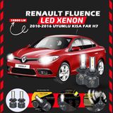 Furens Renault Fluence 2010-2016 Kısa Far Uyumlu Şimşek Etkili Led Xenon Premium Series H7 - Beyaz