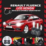 Furens Renault Fluence 2010-2016 Uzun Far Uyumlu Şimşek Etkili Led Xenon Premium Series H7 - Beyaz