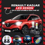 Furens Renault Kadjar 2015-2020 Kısa Far Uyumlu Şimşek Etkili LED Xenon Pro Series H7 - Beyaz