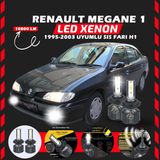 Furens Renault Megane 1 1995-2003 Sis Farı Uyumlu Şimşek Etkili LED Xenon Premium Series H1 - Beyaz
